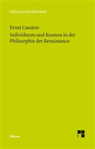 Ernst Cassirer, Friederik Plaga, Friederike Plaga - Individuum und Kosmos in der Philosophie der Renaissance