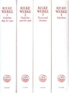 Rainer Maria Rilke - Werke, Kommentierte Ausgabe, 4 Bde.