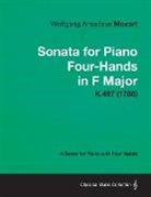 Wolfgang Amadeus Mozart - Sonata for Piano Four-Hands in F Major - A Score for Piano with Four Hands K.497 (1786)