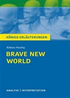 Sabine Hasenbach, Aldous Huxley - Brave New World - Schöne neue Welt von Aldous Huxley - Textanalyse und Interpretation