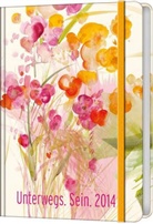 Eberhard Münch, Eberhard Münch - Unterwegs. Sein., Taschenkalender (Motiv Blumen) 2014