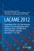 L. E. Zamora Alfonso, Cesar Augusto Barrero Meneses, César Augusto Barrero Meneses, E. Passamani Caetano, E Rodríguez Torres et al, C. A. Barrero Meneses... - LACAME 2012