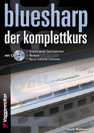 Sandy Weltman, Sandy Weltmann - BLUESHARP - DER KOMPLETTKURS, m. 1 Audio-CD