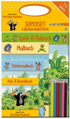 Zdenek Miler - Der kleine Maulwurf - Superset, 4 Hefte. m. Buntstiften