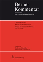 Bruno Schmidlin - Mängel des Vertragsabschlusses, Art. 23-31 OR