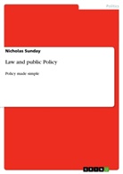 Nicholas Sunday - Law and public Policy