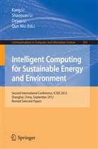Dewei Li, De-Wei Li, Kang Li, Shaoyua Li, Shaoyuan Li, Dewei Li et al... - Intelligent Computing for Sustainable Energy and Environment