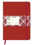 Cool Diary Weekly medium Red/Chequered Red 2014