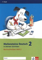 Meilensteine Deutsch in kleinen Schritten: Rechtschreiben 2. Schuljahr. H.2