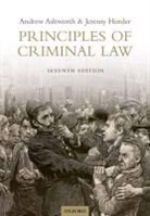 Andrew Ashworth, Jeremy Horder - Principles of Criminal Law