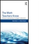 Brent Davis, Brent Renert Davis, Brent/ Renert Davis, Davis Brent, Moshe Renert - Math Teachers Know