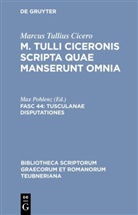 Cicero, Ma Pohlenz, Max Pohlenz - M. Tulli Ciceronis scripta quae manserunt omnia - Fasc 44: Tusculanae disputationes