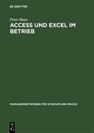 Peter Haas - Access und Excel im Betrieb