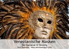 Kurt Tappeiner - Venezianische Masken (Posterbuch DIN A3 quer)