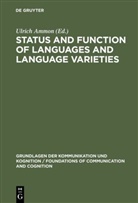 Ulric Ammon, Ulrich Ammon - Status and Function of Languages and Language Varieties