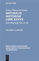 Gaius Plinius Secundus, Gaius Plinius Secundus, Plinius der Ältere, Gaius Plinius Secundus, Gaius Plinius Secundus, Gerd Heinrich... - Naturalis historiae libri XXXVII - Volumen VI: Indices