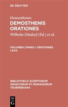 Demosthenes, Friedrich Blass, Wilhelm Dindorf - Demosthenes: Demosthenis Orationes - Volumen I/Pars I: Orationes I-XVII