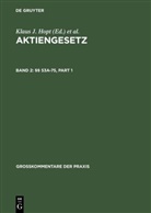 Heinz-Dieter Assmann, Markus Gehrlein, Markus Gehrlein u a, Hartwig Henze, Klaus J. Hopt, Richar L Notz... - Aktiengesetz (AktG), Großkommentar - 2: §§ 53a-75