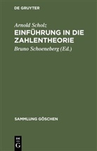 Arnold Scholz, Bruno Schoeneberg - Einführung in die Zahlentheorie