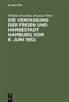 Wilhelm Drexelius, Renatus Weber - Die Verfassung der Freien und Hansestadt Hamburg vom 6. Juni 1952