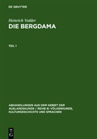 Heinrich Vedder - Heinrich Vedder: Die Bergdama - Teil 1: Heinrich Vedder: Die Bergdama. Teil 1