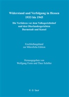 Karin Brandes, Wolfgang Form, Theo Schiller - Widerstand und Verfolgung in Hessen 1933 bis 1945: Erschließungsband zur Mikrofiche-Edition