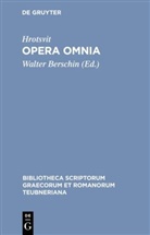 Hrotsvit, Hrotsvit, Hrotsvitha von Gandersheim, Walte Berschin, Walter Berschin - Opera omnia