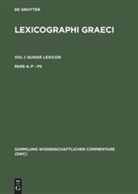 Ad Adler, Ada Adler - Lexicographi Graeci. Suidae Lexicon - Vol I. Pars 4: P - Ps