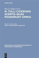 Cicero, Marcus Tullius Cicero, Marcus Tullius Cicero, Marcus Tullius Cicero, Michae D Reeve, Michael D Reeve... - M. Tulli Ciceronis scripta quae manserunt omnia - Fasc 7: Oratio pro P. Quinctio