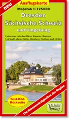 Doktor Barthel Karten: Doktor Barthel Karte Ausflugskarte Dresden, Sächsische Schweiz und Umgebung