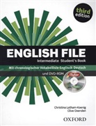 Christina Latham-Koenig, Christina Latham-König, Clive Oxenden - English File, Intermediate, Third Edition: English File Intermediate Student's Book with German Wordlist