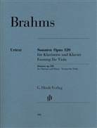 Johannes Brahms, Johannes Behr, Egon Voss - Johannes Brahms - Klarinettensonaten op. 120