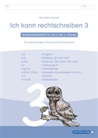 Katrin Langhans, sternchenverlag GmbH, sternchenverla GmbH, sternchenverlag GmbH - Ich kann rechtschreiben 3 - Schülerarbeitsheft für die 2. bis 4. Klasse - neues Design