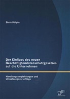 Boris Kölpin - Der Einfluss des neuen Beschäftigtendatenschutzgesetzes auf die Unternehmen