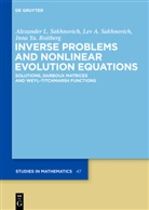 Roitberg, Inna Roitberg, Inna Ya. Roitberg, Alexander Sakhnovich, Alexander L Sakhnovich, Alexander L. Sakhnovich... - Inverse Problems and Nonlinear Evolution Equations