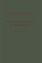 Wilhelm Hasenack, Prion, W Prion, W. Prion - Betriebskalkulationen im Bankgewerbe