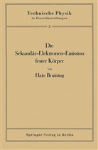 Hajo Bruining, Holst, Holst, G. Holst, W. Mei¿er, Meissner... - Die Sekundär-Elektronen-Emission fester Körper