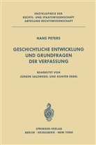 H Peters, H. Peters - Geschichtliche Entwicklung und Grundfragen der Verfassung