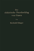 Berthold Gänger - Der elektrische Durchschlag von Gasen