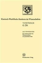 Alf Önnerfors - Die Verfasserschaft des Waltharius-Epos aus sprachlicher Sicht