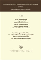 Rudol Wohlleben, Rudolf Wohlleben - Fernfelddiagramm-Simulation ein- und zweidimensionaler Gruppenstrahler mit verkoppelten Elementen auf dem hybriden Analogrechner