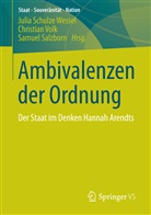 Salzborn, Samuel Salzborn, Julia Schulze Wessel, Vol, Christia Volk, Christian Volk... - Ambivalenzen der Ordnung