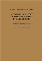 Noll, W Noll, W. Noll, R Toupin, R A Toupin, R. A. Toupin... - Continuum Theory of Inhomogeneities in Simple Bodies