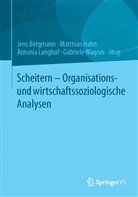 BERGMAN, Jens Bergmann, Hah, Matthia Hahn, Matthias Hahn, Antonia Langhof... - Scheitern - Organisations- und wirtschaftssoziologische Analysen