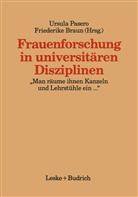 Ursul Pasero, Ursula Pasero - Frauenforschung in universitären Disziplinen