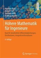 Klemen Burg, Klemens Burg, Herber Haf, Herbert Haf, Andreas Meister, Friedrich Wille... - Höhere Mathematik für Ingenieure - 3: Gewöhnliche Differentialgleichungen, Distributionen, Integraltransformationen