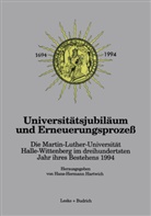 Hans-Herman Hartwich, Hans-Hermann Hartwich - Universitätsjubiläum und Erneuerungsprozeß