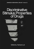 Harban Lal, Harbans Lal - Discriminative Stimulus Properties of Drugs