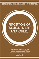 Patrici Pliner, Patricia Pliner - Perception of Emotion in Self and Others