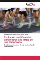Gem Barrientos Vicho, Gema Barrientos Vicho, Marcos Maynar Mariño - Evolución de diferentes parámetros a lo largo de una temporada